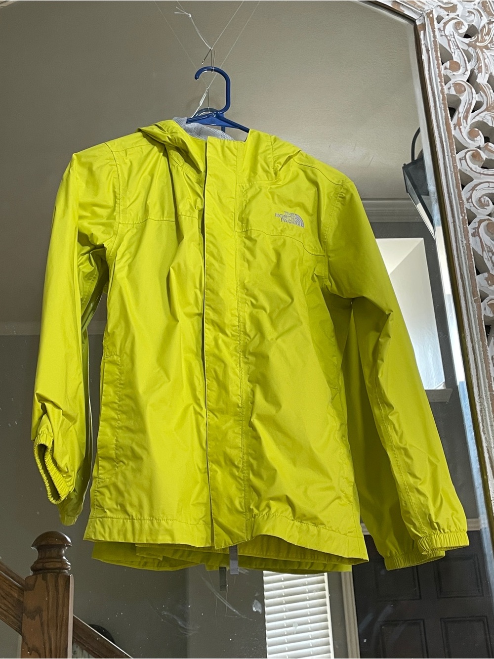 The North Face High-Vis Lime Hooded Shell Jacket